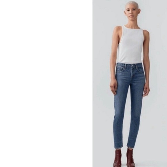 AGOLDE Toni High Rise Straight Jeans in Obscure 29 NWOT - Picture 3 of 12